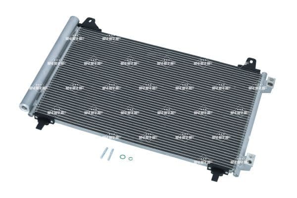 A/C condensator (met droger) past: DS DS 3 / DS 3  CITROEN C3 IV, C4 III, C4 X  JEEP AVENGER  OPEL CORSA F, MOKKA  PEUGEOT 2008 II, 208 II 1.2-Electric 05.19-