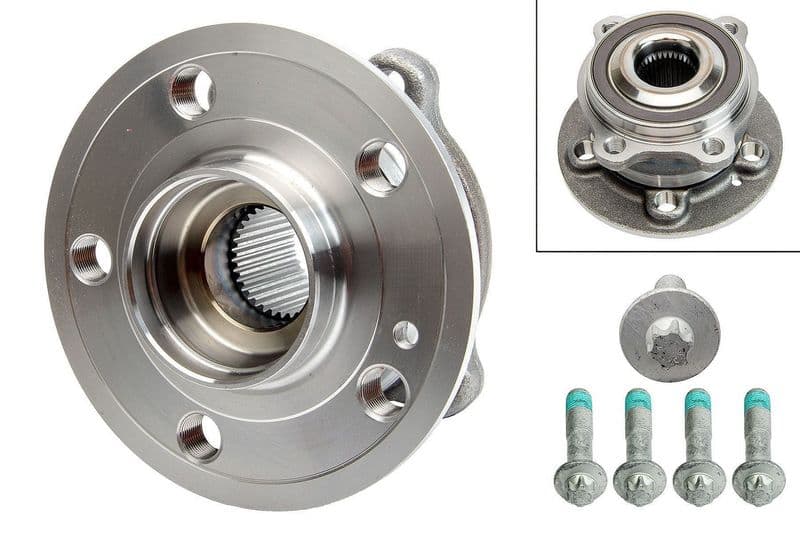 Wiellagerset met naaf Achter Links/Rechts (x148) past: MERCEDES GLE (C167), GLE (V167), GLS (X167) 2.0D-4.0H 10.18-