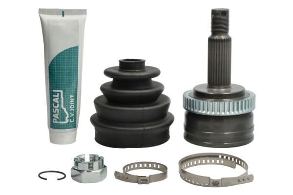 CV-gewricht buitenste Links/Rechts (27z/24z/62mm  ABS:48) past: HYUNDAI TUCSON  KIA CARENS III, MAGENTIS II, SPORTAGE II 2.0/2.0D/2.7 08.04-06.13