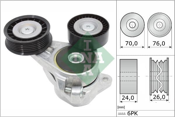 Multi-V riemspanner past: FORD C-MAX, FOCUS C-MAX, FOCUS II 1.8D 07.04-09.12