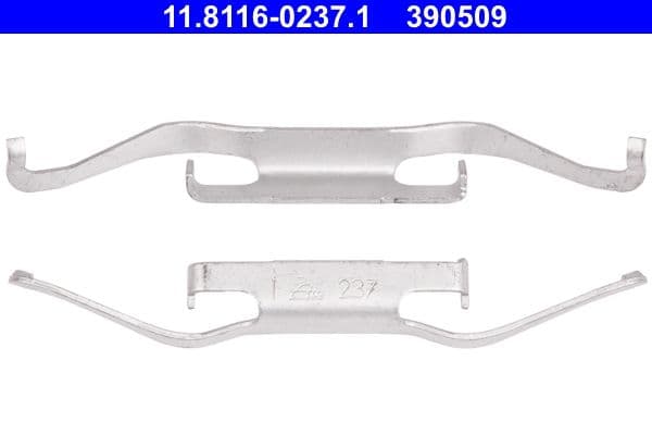 Remblok montagekit achter past: ALFA ROMEO 159, GIULIETTA, SPIDER  CITROEN BERLINGO, C4 GRAND PICASSO II, C4 PICASSO II, C4 SPACETOURER, GRAND C4 SPACETOURER  FIAT DOBLO 1.2-Electric 07.90-