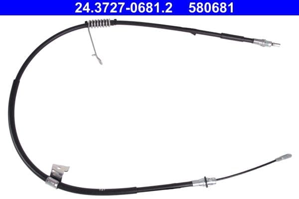 Handremkabel Achter Links (1377mm) past: FORD TRANSIT CUSTOM V362 2.0D/2.2D 09.12-12.23