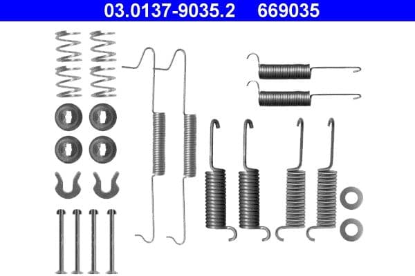 Accessory Kit, brake shoes