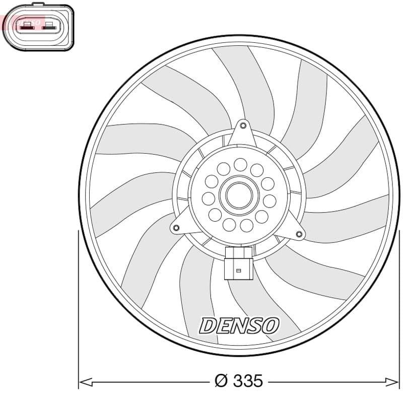 Radiatorventilator Rechts past: AUDI A4 ALLROAD B8, A4 B8, A5, A6 ALLROAD C7, A6 C7, A7, Q3, Q5 1.4-3.2 06.07-10.18