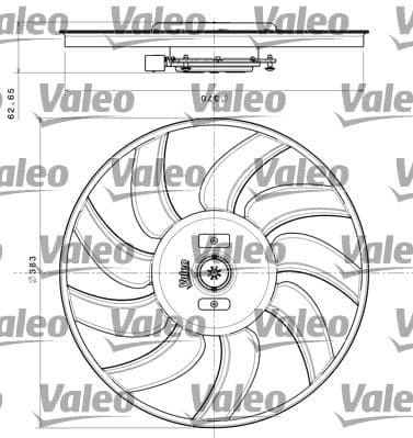 Radiatorventilator Links past: AUDI A4 ALLROAD B8, A4 ALLROAD B9, A4 B8, A5, A6 ALLROAD C7, A6 C7, A7, Q3, Q5  PORSCHE MACAN 1.4-3.2 06.07-