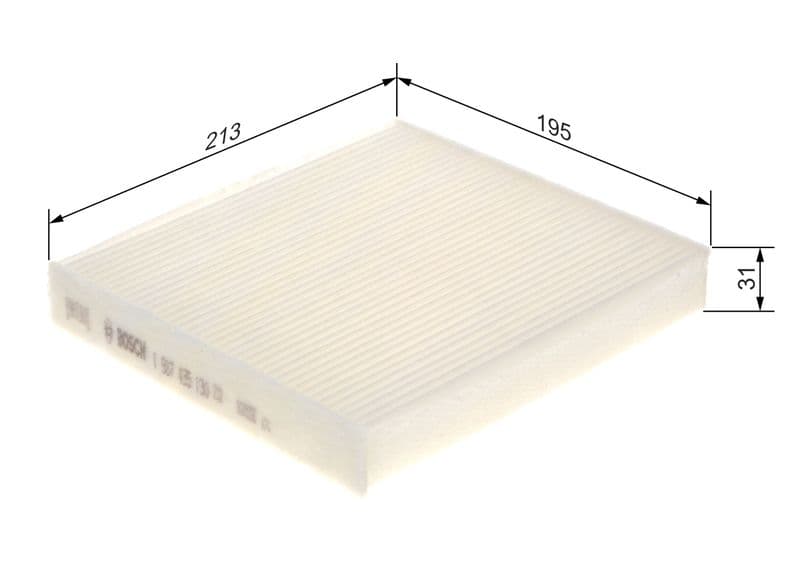 Cabinefilter past: SUBARU LEGACY V, OUTBACK, TREZIA  SUZUKI SX4 S-CROSS  TOYOTA AURIS, AVENSIS, CAMRY, COROLLA, HIACE IV, HIGHLANDER / KLUGER, HILUX VI, HILUX VII 1.0-Electric 12.89-