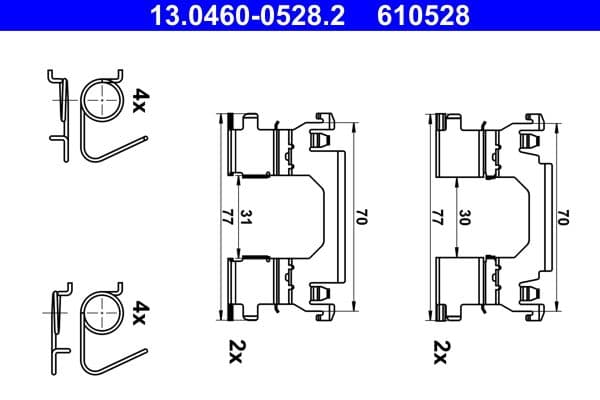 Accessory Kit, disc brake pad