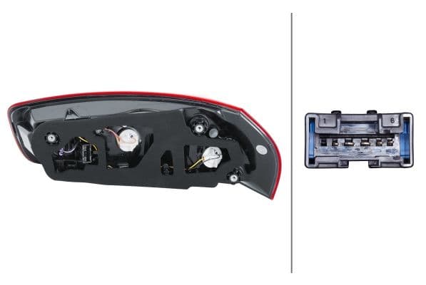 Achterlicht Links (P21/5W/P21W/W16W) past: CITROEN C4 PICASSO II 02.13-08.16