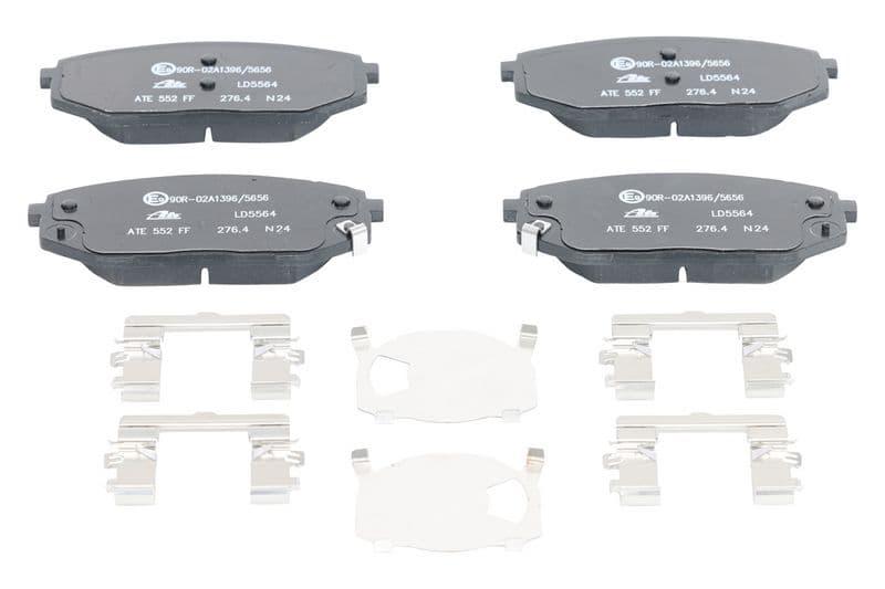 Keramische remblokken Voor (met een dempingskussen), past: HYUNDAI IONIQ 5, IONIQ 6, TUCSON 1.6-Electric 11.20-
