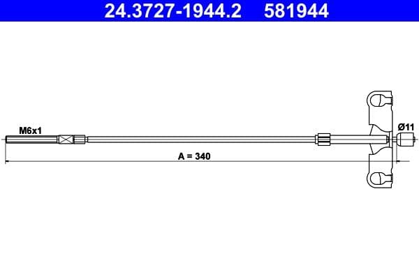 Cable Pull, parking brake