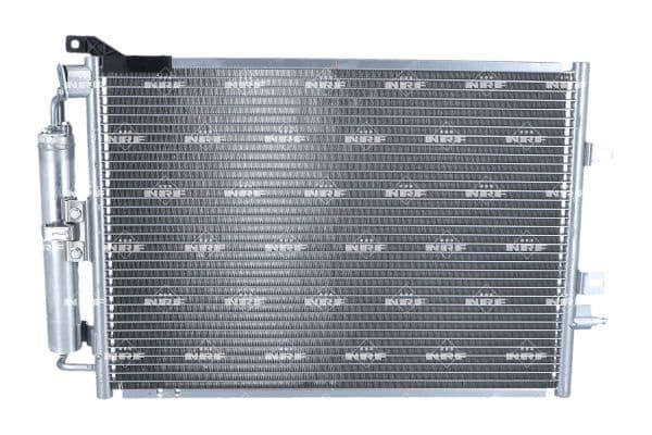 A/C condensator (met droger) past: RENAULT CLIO III, MODUS 1.2-2.0 12.04-12.14