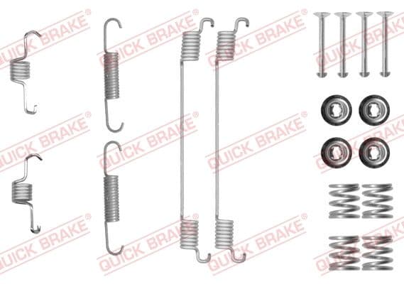 Accessory Kit, brake shoes