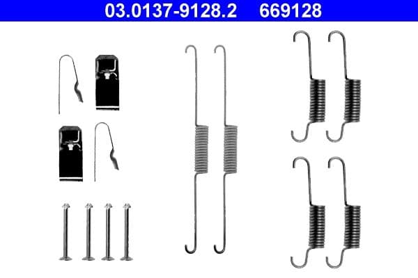 Accessory Kit, brake shoes