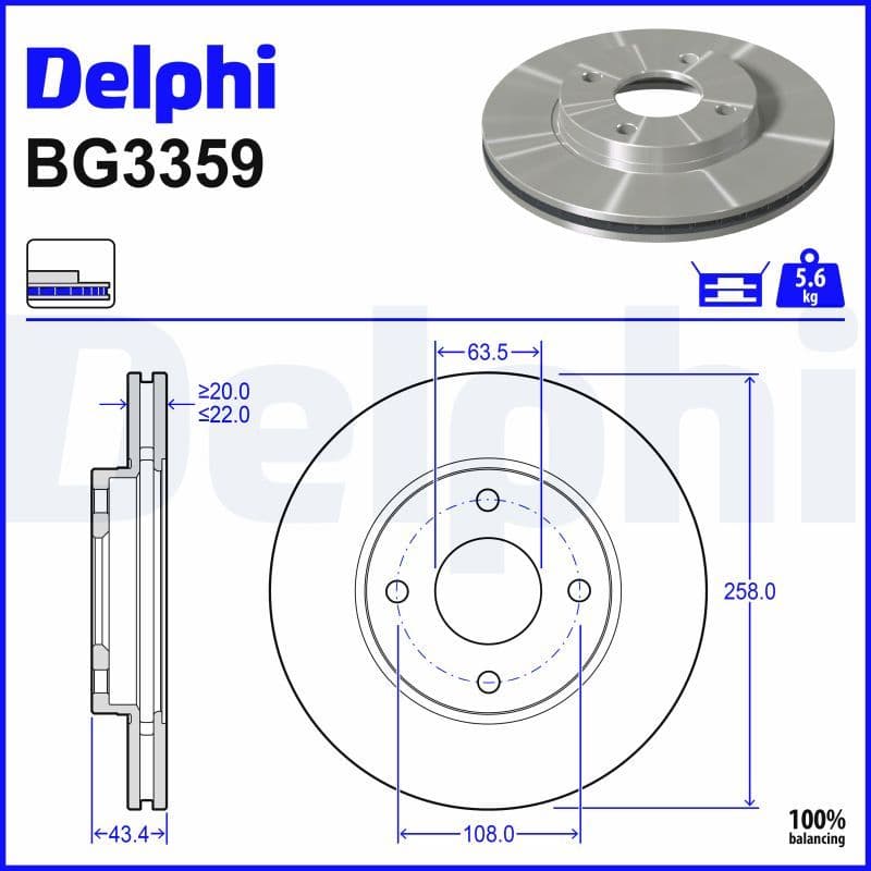 Remschijf set (2 stuks) Voor Links/Rechts past: FORD FIESTA, FIESTA IV, FIESTA V, FOCUS I, FUSION, KA, PUMA, STREET KA  FORD USA FOCUS ZX3, FOCUS ZX5  MAZDA 2 1.0-2.0 08.95-11.13