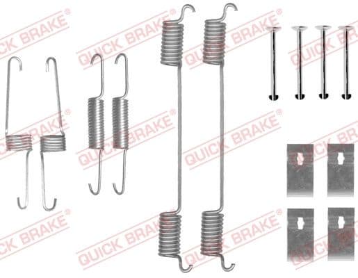 Accessory Kit, brake shoes