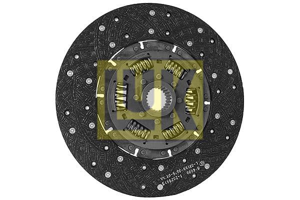 Koppelingsplaat/plaat biologisch (310mm volledig profiel) past: DEUTZ FAHR 100, 70, 75, 80, 90, 70 F, 80 F, 100 F, 75 F, 90 F  HUERLIMANN 468 PRESTIGE, 468.4 CLUB, 468.4 CLUB BASSO, 476, 478
