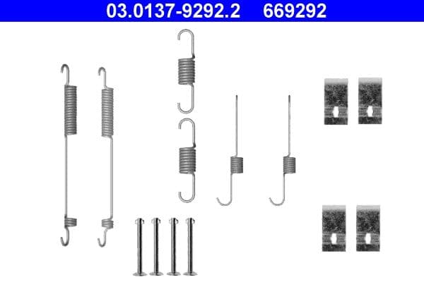 Accessory Kit, brake shoes