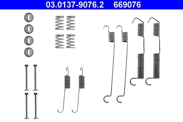 Accessory Kit, brake shoes