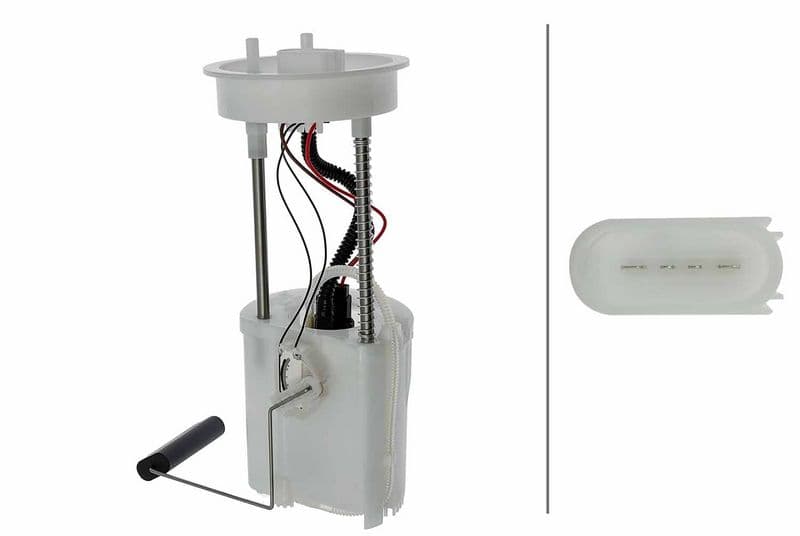 Elektrische brandstofpomp (module) past: AUDI A2, A3, A4 B6, A6 C5, TT  CITROEN C3 I  FORD GALAXY I, GALAXY MK I  PEUGEOT 307  SEAT ALHAMBRA, AROSA, CORDOBA, IBIZA II, IBIZA III 1.0-4.2 02.90-05.15