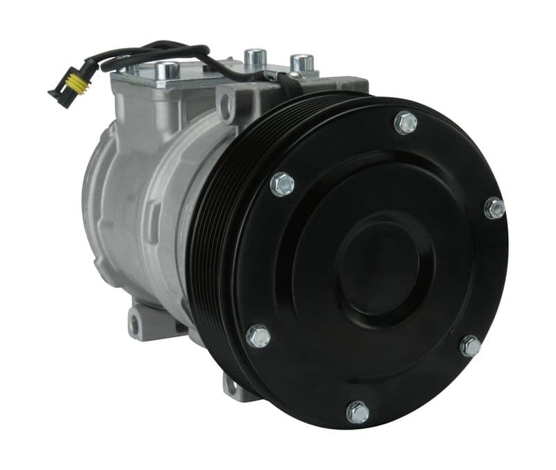 Airconditioning compressor 12V (R134a) past: JOHN DEERE 300D, 310D, 315D, 410D, 4700, 510D, 5210, 5220, 5310, 5320, 5320N, 5410, 5420, 5420N, 5510, 5520, 5520N, 6100, 6200, 6300, 6400, 6403, 6506