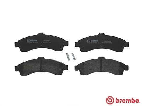 Remblokken set Voor , past: CHEVROLET SSR, TRAILBLAZER  GMC ENVOY  ISUZU ASCENDER  SAAB 9-7X 4.2/5.3/6.0 09.01-