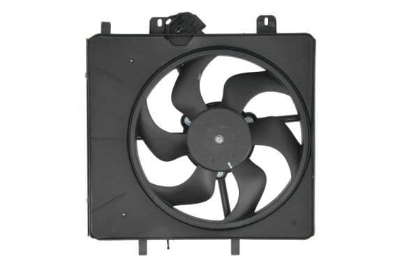Radiatorventilator (met huisvesting) past: CITROEN C2, C2 ENTERPRISE, C3 I, C3 PLURIEL, C5 II  PEUGEOT 1007 1.1-2.2D 02.02-