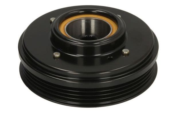 Airco compressor koppeling compleet (7SEU16C  DENSO 7SEU16C 4PK 114mm) past: AUDI A4 B6, A4 B7, A6 C5 1.9D 07.00-06.08