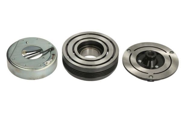 Airco compressor koppeling compleet (CALSONIC  DENSO 7SBU16C/CSV717 4PK 110mm) past: BMW 3 (E46), X3 (E83), X5 (E53), Z4 (E85) 2.0-4.4 01.00-08.11