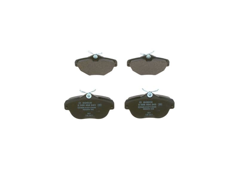 Remblokken set Achter , past: CITROEN C6 2.2D-3.0D 09.05-12.12