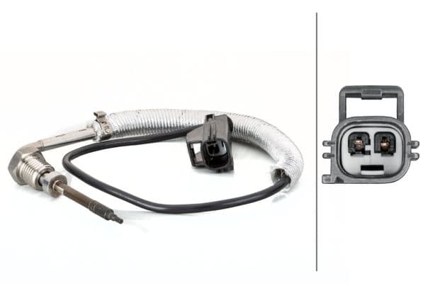 Uitlaatgastemperatuursensor (Vóór DPF) past: VOLVO C30, C70 II, S40 II, S60 II, S80 II, V50, V60 I, V70 III, XC60 I, XC70 II 2.4D 03.06-07.18