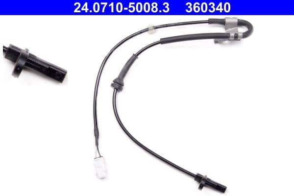 ABS-sensor Voor Rechts past: OPEL AGILA B  SUZUKI SPLASH, SWIFT III 1.0-1.6 02.05-