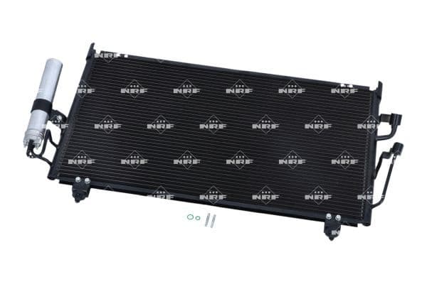 A/C condensator (met droger) past: MITSUBISHI OUTLANDER I 2.0/2.4 01.02-09.07