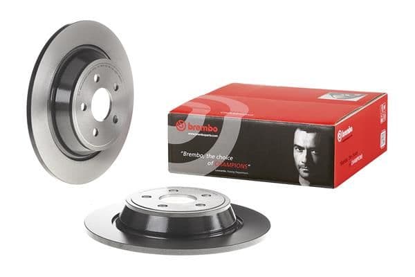 Brake disc Achter Links/Rechts past: FORD GALAXY III, GALAXY MK III, S-MAX  FORD USA EDGE 1.5-2.5H 09.14-