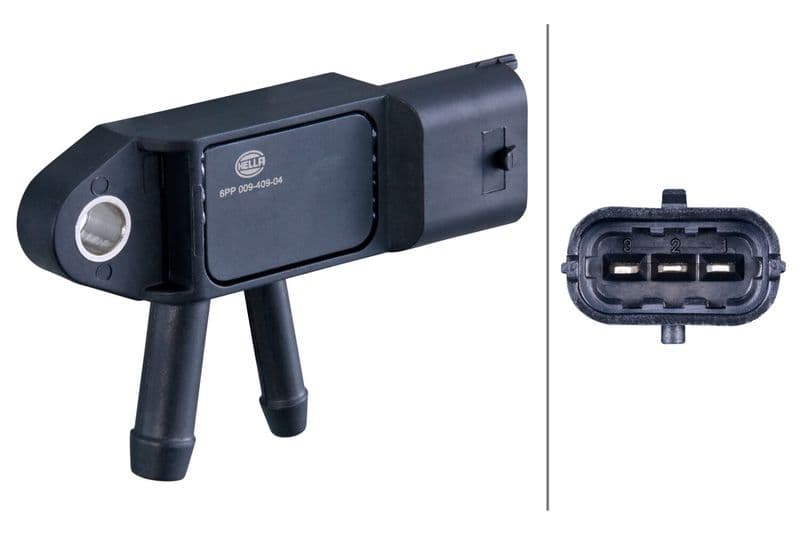 Uitlaatgassen druksensor (aantal pinnen: 3) past: VOLVO C30, S60 II, S80 II, S90 II, V40, V60 I, V70 III, V90 II, XC40, XC60 I, XC70 II, XC90 II  DACIA DUSTER, LOGAN, LOGAN EXPRESS 1.5-2.4D 01.96-