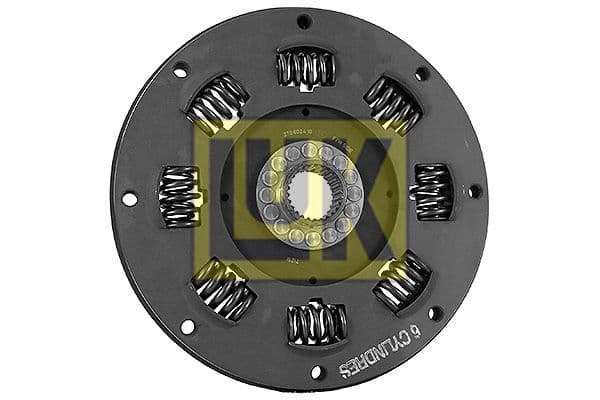 Torsiedemper (diameter: 295mm, aantal tanden: 26 pcs 39x42,5) past: AGCO 100, 100A, 120, 120A  CHALLENGER MT 525 B, MT 535 B, MT 545 B  MASSEY FERGUSON 5465, 6170, 6180, 6190, 6260, 6270, 6280
