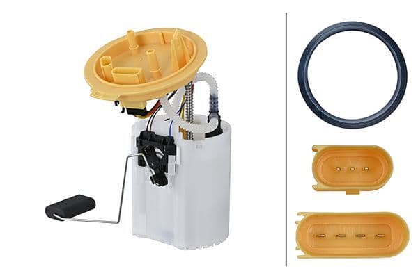Elektrische brandstofpomp (module) past: AUDI A3, A3 ALLSTREET, Q2, TT  SEAT ATECA, LEON, LEON SC, LEON ST  SKODA KAROQ, OCTAVIA III  VW GOLF SPORTSVAN VII, GOLF VII, T-ROC 1.6D/2.0D 04.12-