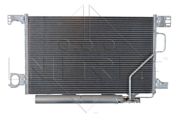 A/C condensator (met droger) past: MERCEDES C (CL203), C T-MODEL (S203), C (W203), CLC (CL203), CLK (A209), CLK (C209) 1.6-6.2 03.01-06.11