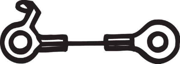 Uitlaatsysteem hanger past: TOYOTA COROLLA 1.4/1.6 04.97-01.02