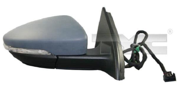 Zijspiegel controlelampje Links (transparant, LED) past: VW BEETLE 5C, EOS, JETTA IV, PASSAT B7, PASSAT CC, SCIROCCO III 03.06-05.16