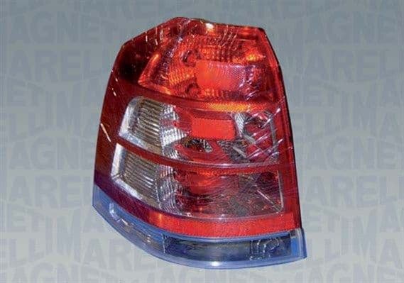 Achterlicht Links (P21W, kleur indicator wit, kleur van het glas red, anti-fog licht, achteruitrijlicht) past: OPEL ZAFIRA B 07.05-02.08