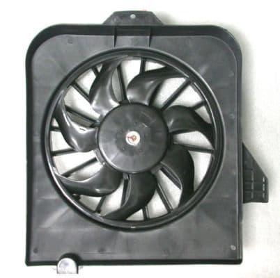 Radiatorventilator (met huisvesting) past: CHRYSLER VOYAGER IV  DODGE CARAVAN, STRATUS 2.0-3.8 01.95-12.08