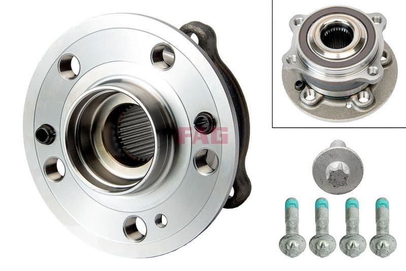 Wiellagerset met naaf Achter/Voor Links/Rechts (x148) past: MERCEDES GLE (C167), GLE (V167), GLS (X167) 2.0D-4.0H 10.18-