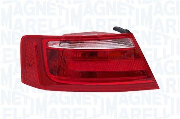 Achterlicht Links (extern, kleur indicator wit, kleur van het glas red) past: AUDI A5 8T Hatchback 4D 06.07-01.17