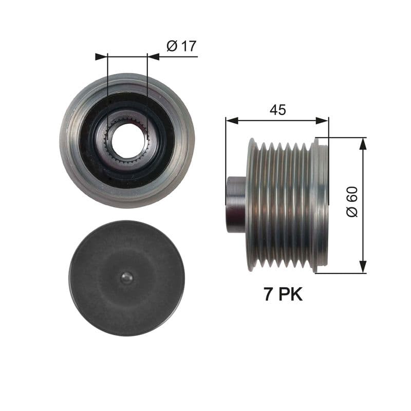 Alternator pulley