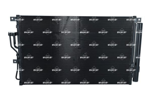 A/C condensator (met droger) past: HYUNDAI IX55 3.0D 09.08-12.12