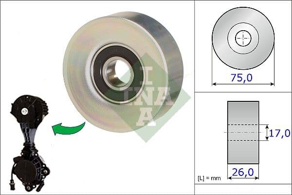 Multi V-riemschijf past: DS DS 3, DS 4, DS 4 II, DS 5, DS 7, DS 9  BMW 1 (F20), 1 (F21), 3 (F30, F80), 3 (F31)  CITROEN BERLINGO, BERLINGO MULTISPACE, C3 II, C3 PICASSO, C4 1.4-1.6LPG 02.06-