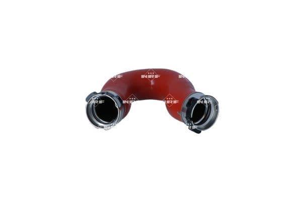 Intercooler slang Rechts (Inlaat zijde, diameter 50/53mm, red) past: MERCEDES SPRINTER 3,5-T (B906), SPRINTER 3,5-T (B907), SPRINTER 3,5-T (B907, B910) 2.1D/2.2D/3.0D 06.06-12.21