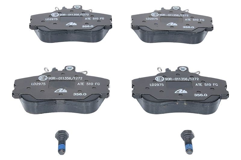 Keramische remblokken Voor (met remklauw geleidingsbouten), past: MERCEDES C T-MODEL (S202), C (W202) 1.8-2.8 03.93-03.01