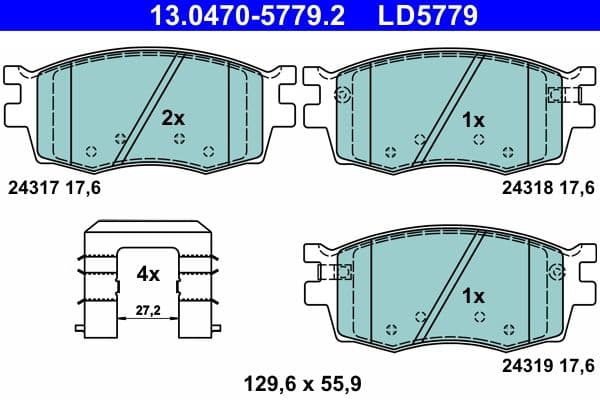 Brake Pad Set, disc brake
