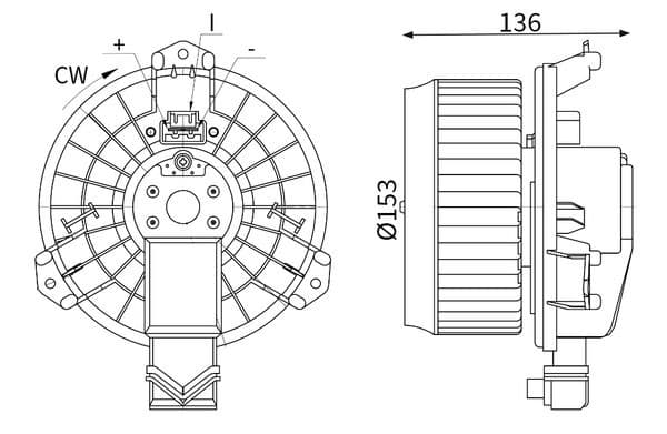 Luchtblazer past: TOYOTA AURIS, AVENSIS, COROLLA, RAV 4 III, RAV 4 IV, VERSO 1.2-3.5 11.05-09.19